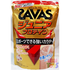 meiji SAVAS Junior Protein โปรตีนสำหรับเด็ก รสโกโก้ 840 g.