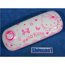 กล่องใส่แว่นตา Hello Kitty สีขาว