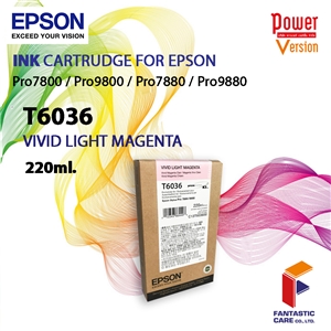 [T6036] INK CARTRIDGE FOR EPSON PRO 7800 9800 7800 9880