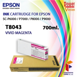 [T8043] INK CARTRIDGE FOR EPSON P6000 P7000 P8000 P9000