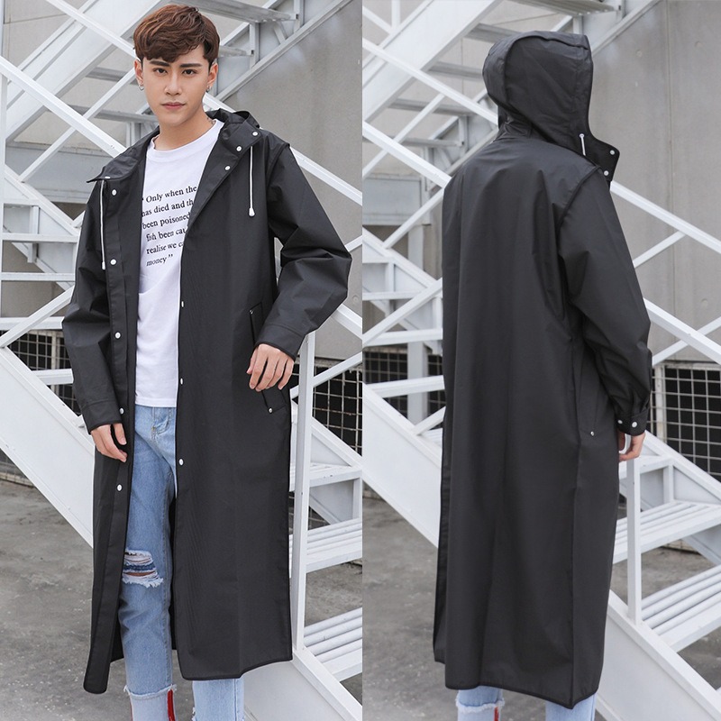 รับสกรีน รับผลิตเสื้อกันฝนยาวเต็มตัว กันน้ำ แฟชั่น เสื้อกันฝนยาว 