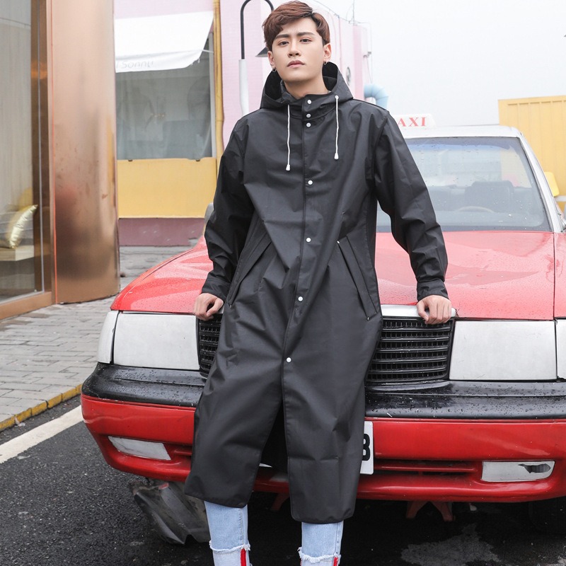 รับสกรีน รับผลิตเสื้อกันฝนยาวเต็มตัว กันน้ำ แฟชั่น เสื้อกันฝนยาว 