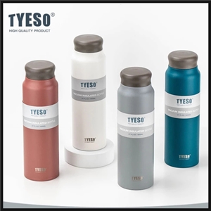 TYESO ขวดน้ำสุญญากาศสองชั้น ความจุขนาดใหญ่ ขนาด 800 ml กระบอกน้ำเก็บความเย็น ขวดน้ำสแตนเลส