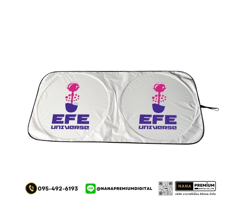  ม่านบังแดดกัน UV รถยนต์ แผ่นบังแดดในรถยนต์แบบพับเก็บได้