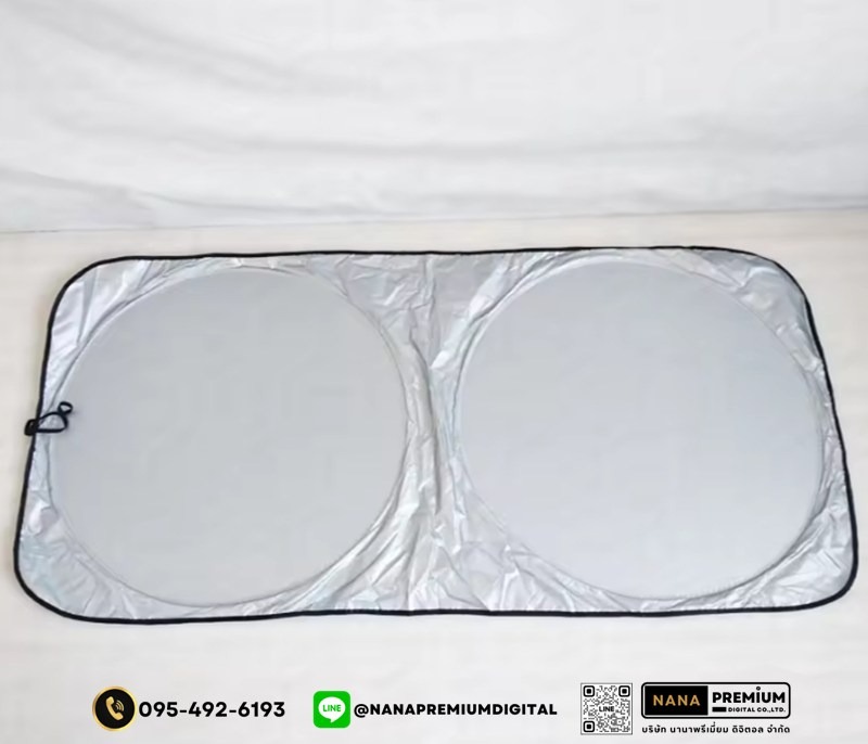  ม่านบังแดดกัน UV รถยนต์ แผ่นบังแดดในรถยนต์แบบพับเก็บได้
