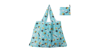 กระเป๋าผ้าพับเก็บได้ ลายน่ารัก พกพาง่าย ใช้งานสะดวก