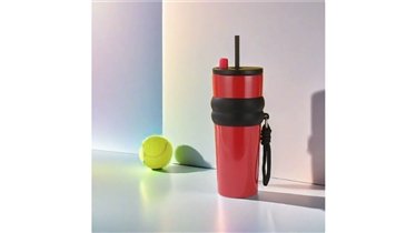 แก้วเก็บความเย็นพร้อมสายคล้องมือ ดื่มสะดวกทุกกิจกรรม