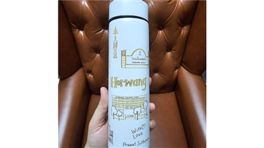 ขวดน้ำสุญญากาศพร้อมบริการสกรีนโลโก้