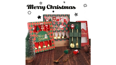 ชุดช้อนส้อมคริสต์มาส ของขวัญสุดน่ารักสำหรับเทศกาลแห่งความสุข