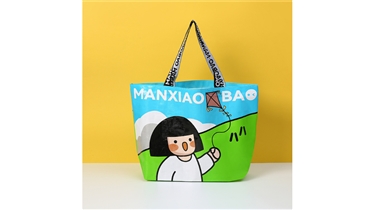 กระเป๋าช้อปปิ้งพิมพ์ลาย