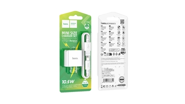 ชุดหัวชาร์จ HOCO C106 พร้อมสายชาร์จในตัว ใช้งานสะดวกทุกที่