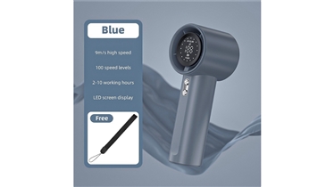 พัดลมมือถือดีไซน์ทันสมัย ปรับระดับได้ถึง 100 ระดับ