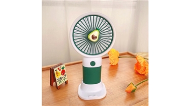 พัดลมมือถือมินิ ลายน่ารักสดใส พกพาสะดวก