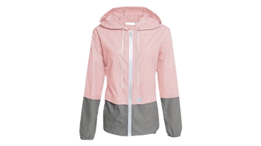 เสื้อกันฝนแบบพับเก็บได้สำหรับผู้หญิง พร้อมหมวกฮู้ดปรับได้