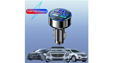 ที่ชาร์จในรถยนต์ 5 พอร์ตพลังสูง