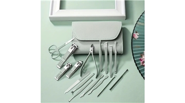 ชุดอุปกรณ์ดูแลเล็บและตกแต่งใบหน้าครบวงจร พกพาสะดวก