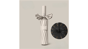 ร่มพับอัตโนมัติ 12 ก้าน ดีไซน์เรียบง่าย แข็งแรง