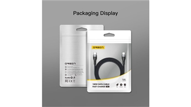 สายชาร์จ Type-C คู่ รองรับชาร์จเร็ว