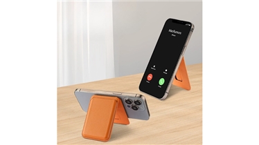 กระเป๋าเก็บบัตร MagSafe พร้อมขาตั้ง ไอเท็มเทคโนโลยี