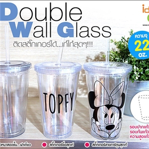 Double Wall Glass แก้วหนาสองชั้น 22 oz.