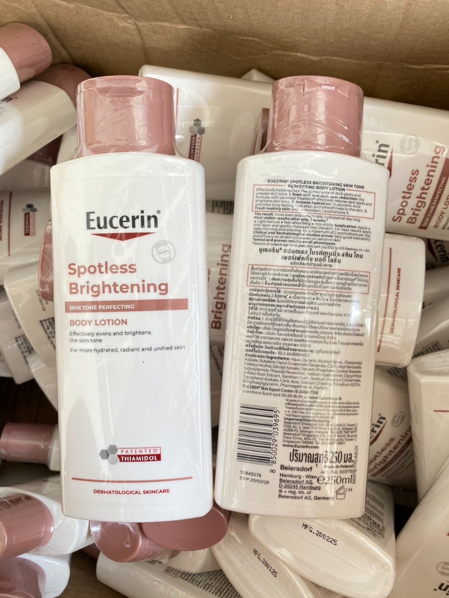 Eucerin Spotless Brightening Skin Tone Perfecting Body Lotion 250ml. 
