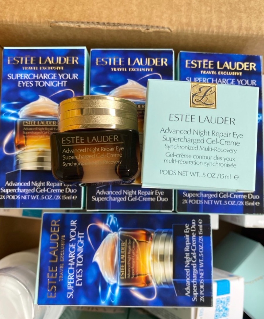 มีกล่อง - อายครีม gel ตัวใหม่ Estee Lauder Advanced Night Repair Eye Supercharged Gel-Creme ขนาด 15ml. (เคาเตอร์ 3,550฿)