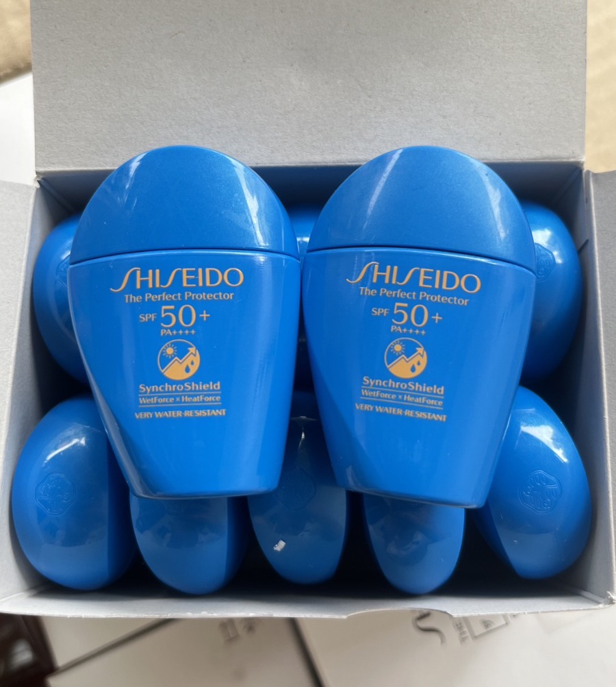 Shiseido The Perfect Protector SPF50+ PA+++ Synchro Shield WetForce x HeatForce ขนาด 15ml.