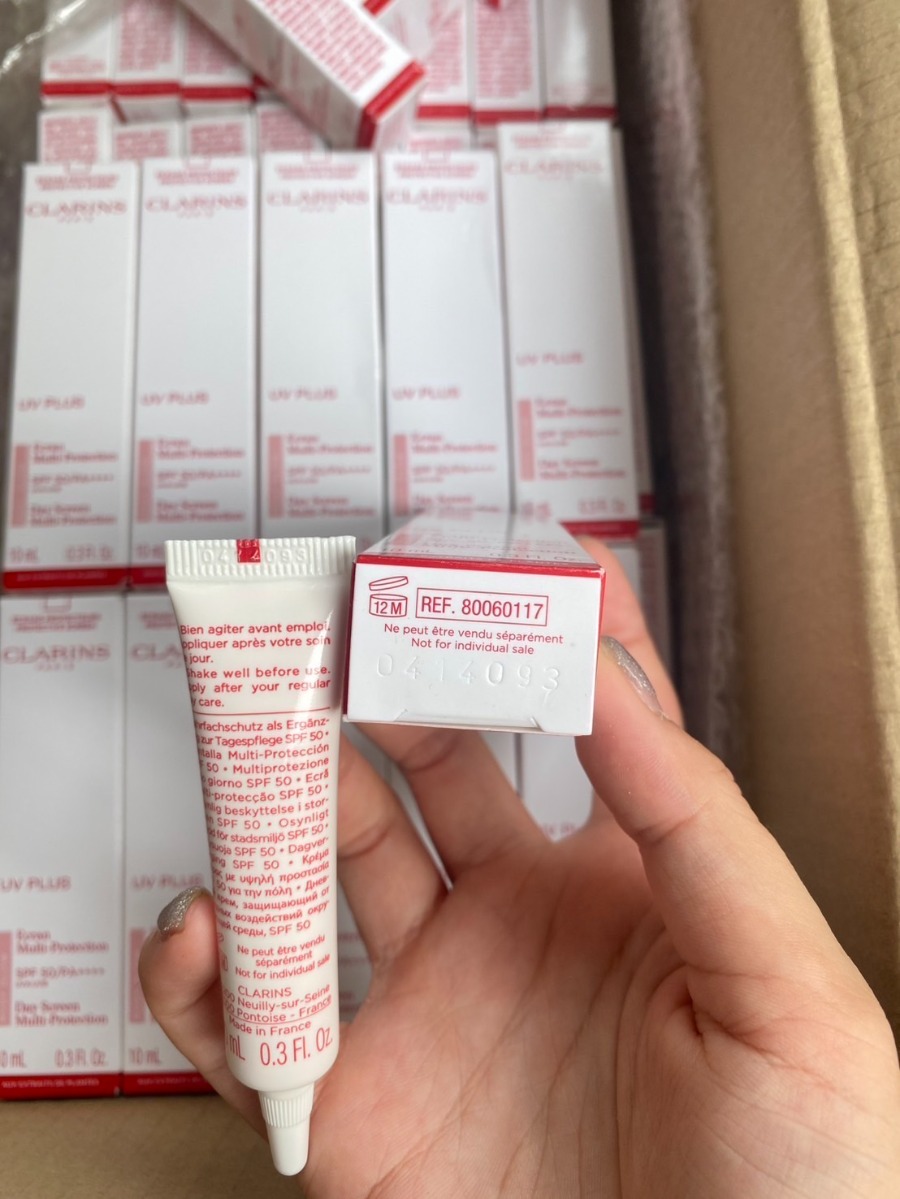 Clarins UV Plus Multi-Protection SPF50 PA++++ 10ml. #Rosy Glow