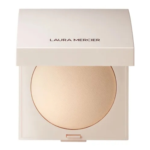 แป้งพัฟตลับชมพู - Laura Mercier Real Flawless Luminous Perfecting Pressed Powder 7g. #Translucent (เคาเตอร์ 2,200฿)