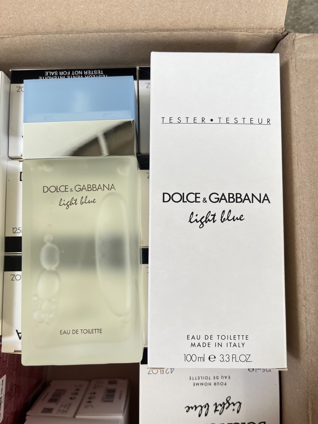 กล่องเทสเตอร์ - Dolce & Gabbana Light Blue EDT 100ml. [กล่อง/Tester](เคาเตอร์ 5,250฿)