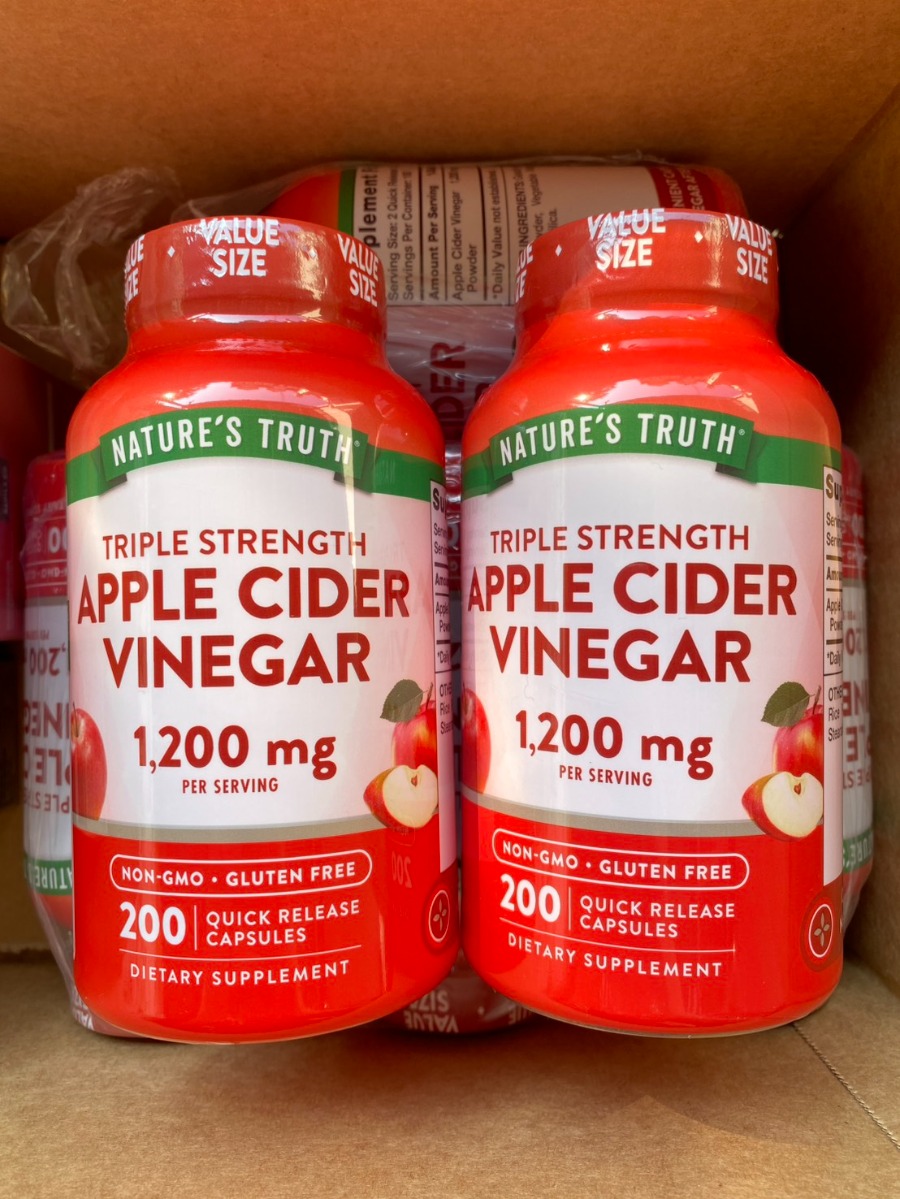 Nature's Truth Apple Cider Vinegar 1200 mg. (200/แคปซูล)