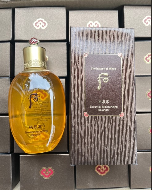 ขวดน้ำตาล The History of Whoo Essential Moisturizing Balancer 150ml.