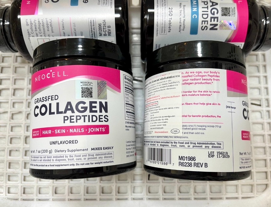 Neocell Grassfed Collagen Peptides Powder Type 1&3 Hair Skin Nails Joints (200g.)