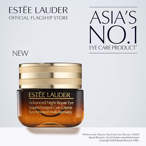 NoBox ไม่มีกล่อง - อายครีม gel ตัวใหม่ Estee Lauder Advanced Night Repair Eye Supercharged Gel-Creme ขนาด 15ml. (เคาเตอร์ 3,550฿)