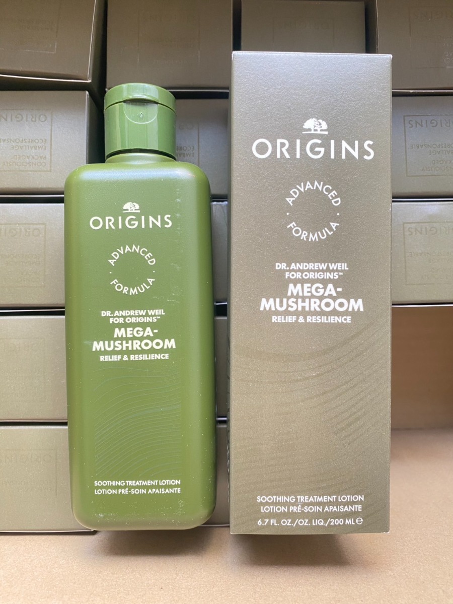 Origins Dr.Andrew Mega-Mushroom Relief & Resilience Soothing Treatment Lotion ขนาด 200ml. (เคาเตอร์ 1,900฿)