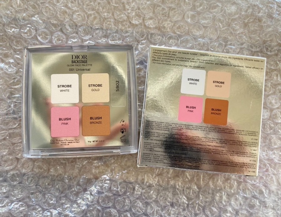 DIOR Backstage Glow Face Palette #001 Universal (เคาเตอร์ 2,250฿)