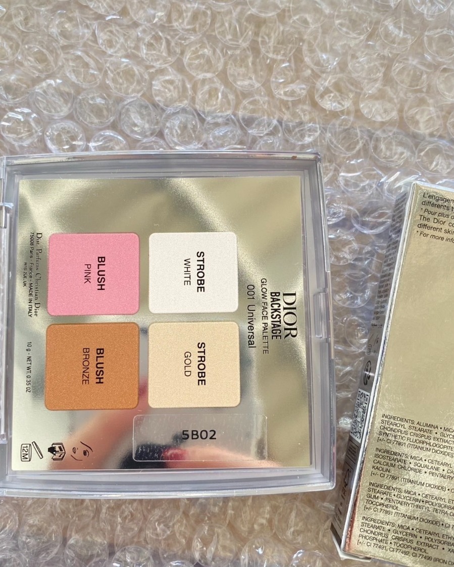 DIOR Backstage Glow Face Palette #001 Universal (เคาเตอร์ 2,250฿)