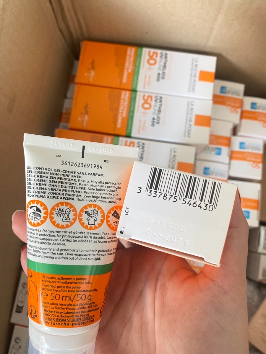 La Roche-Posay Anthelios UVMune 400 Gel-Cream Oil Control 50ml. แถบเขียว