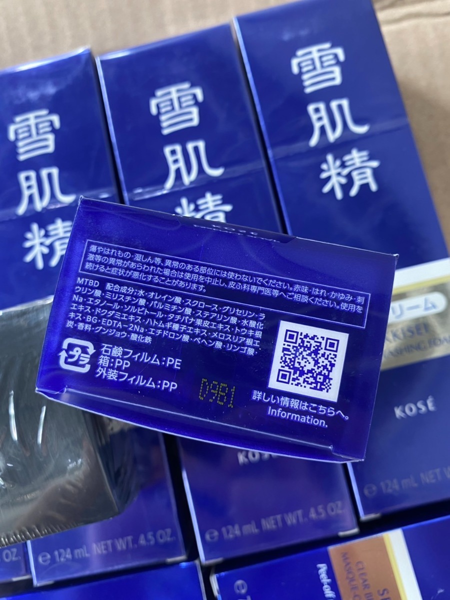 Kose Sekkisei Clear Facial Soap 120g. (เคาเตอร์ 430฿)