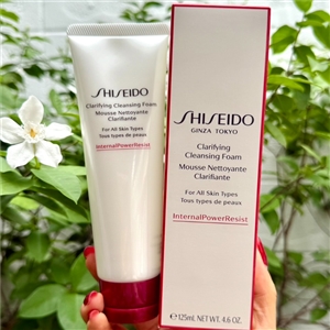 Shiseido Clarifying Cleansing Foam 125ml. (เคาเตอร์ 1,500฿)
