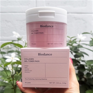 กระปุกชมพู Biodance Collagen Gel Toner Pads