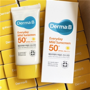 หลอด Derma B Everyday Mild Sunscreen SPF50+ PA++++ 50ml.