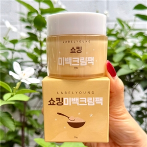 เหลือง Labelyoung Young Shocking Whitening Cream Pack 50g.