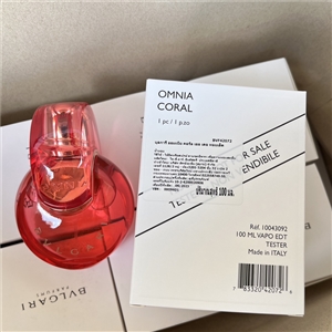 กล่องเทสเตอร์ แดง - Bvlgari Omnia Coral Eau De Toilette 100ml. (เคาเตอร์ 6,300฿)