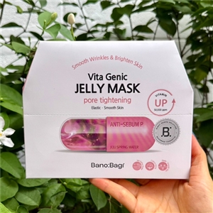 BANOBAGI Jelly Mask (ยกกล่อง10แผ่น) #ชมพู Pore tightening