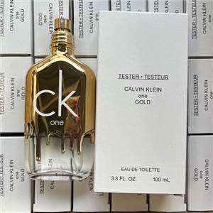 กล่องเทสเเตอร์ - Calvin Klein CK One Gold Eau De Toilette 100ml. (เคาเตอร์ 4,160฿)
