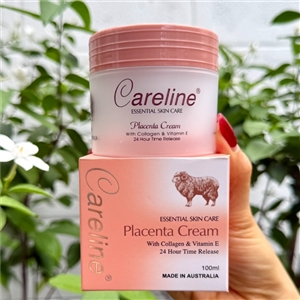 Careline Placenta Cream 100ml. ส้ม