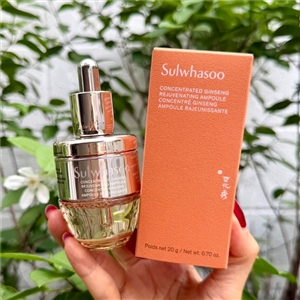 เซรั่ม Sulwhasoo Concentrated Ginseng Renewing Ampoule 20ml.  (เคาเตอร์ 4,100฿)