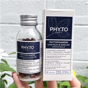 แพ็คเกจใหม่ Phyto Paris Phytophanere 120 Capsules