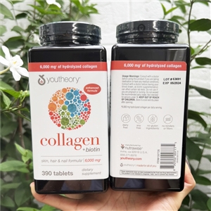 Youtheory™ Collagen Advanced Formula Type 1, 2 & 3 (390 Tablets)